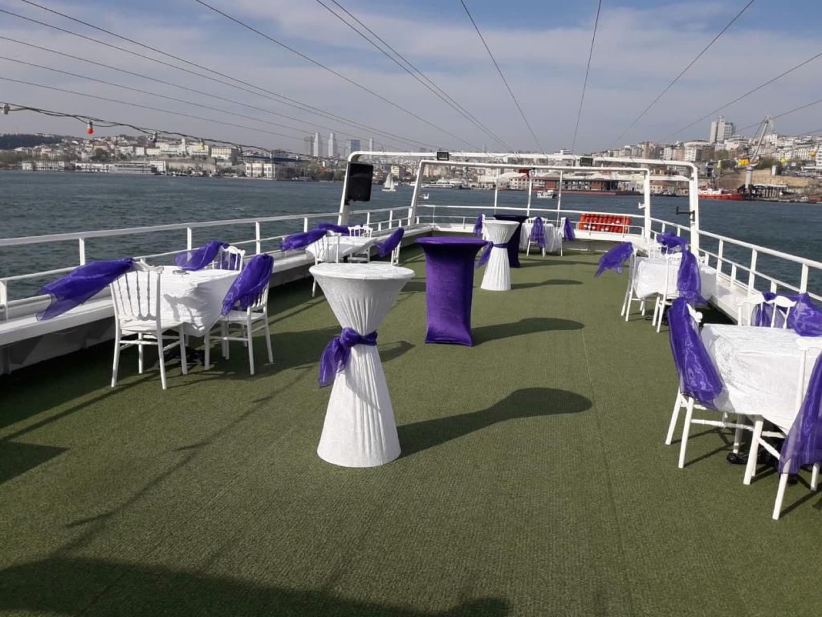 Luxury yacht interior, Bosphorus charter