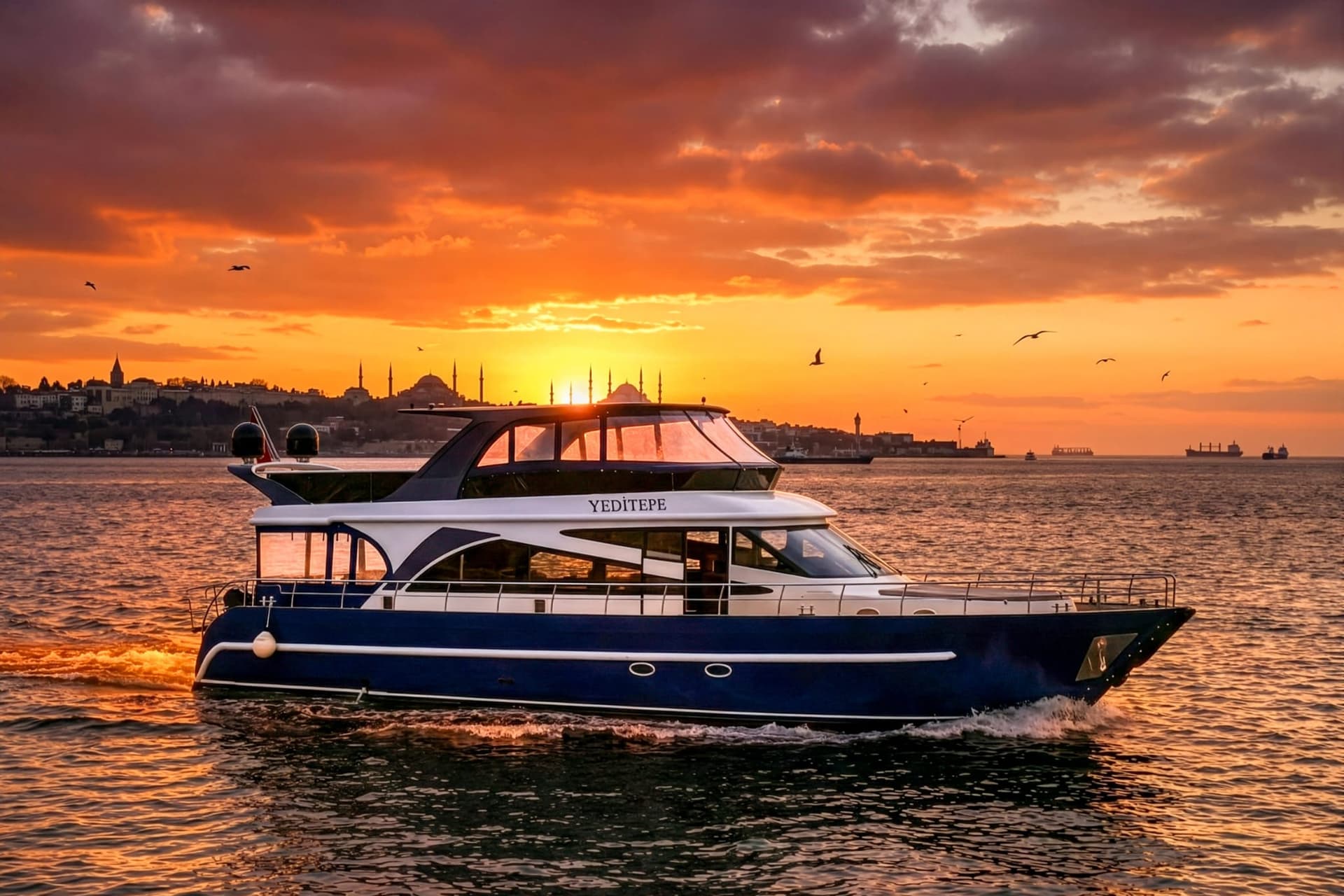 Luma Group Yacht · 40 Guests · Standard — Bosphorus charter, 40-guest yacht · Standard tier for up to 15 guests